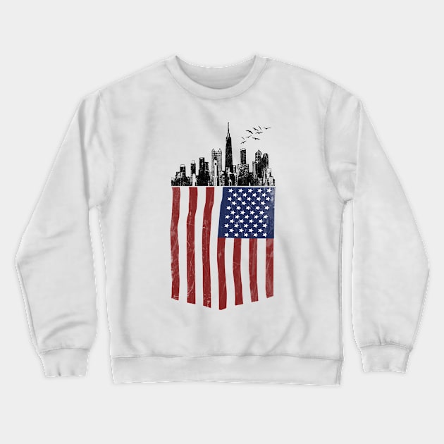 American city Crewneck Sweatshirt by barmalisiRTB